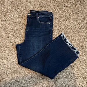 Liverpool Women's Dark Blue Ankle Jeans